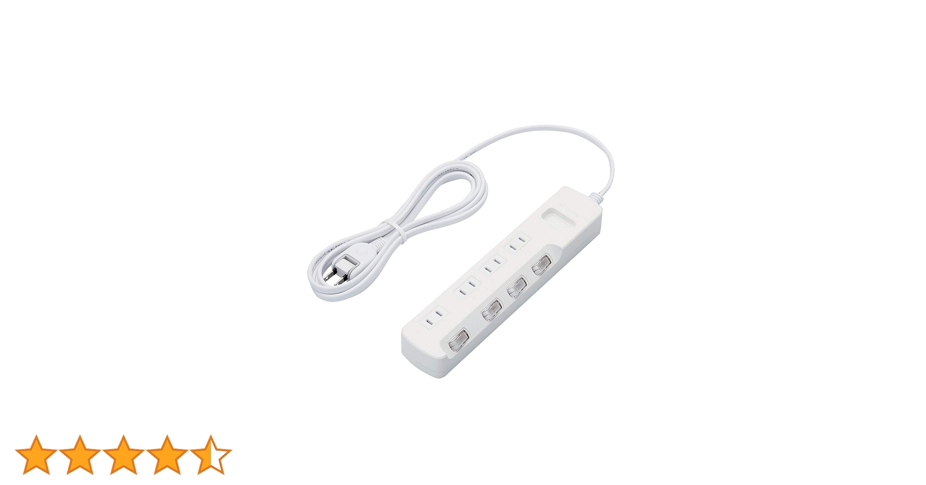 Amazon.co.jp: エレコム 電源タップ 雷ガード 個別スイッチ